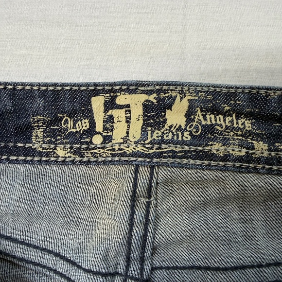 !IT Los Angeles Jeans Women’s Size 27 Short Mid Rise Jeans Cuffed Bottoms - Picture 4 of 11